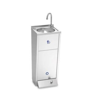 lava-mãos inox com pedal série Fit Portugal