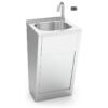 lava-maos-inox-hospitalar-clinicas-portugal - Abramo Lava-mãos eletrónico ideal para blocos operatórios e clínicas médicas em conformidade com normas sanitárias.