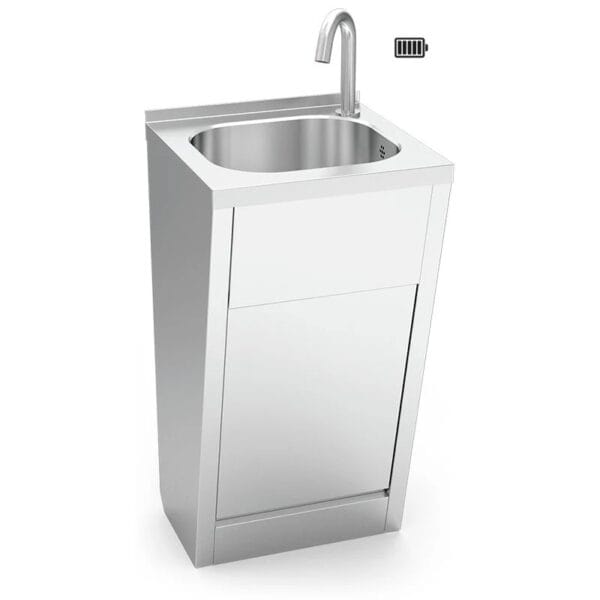 lava-maos-inox-hospitalar-clinicas-portugal - Abramo Lava-mãos eletrónico ideal para blocos operatórios e clínicas médicas em conformidade com normas sanitárias.