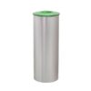 Ecoponto redondo single inox 50L para empresas