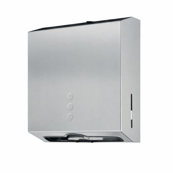 Dispensador toalhas papel inox profissional parede