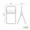 dispensador-bobine-industrial-inox-dimensoes - Abramo Dimensões do dispensador bobine industrial em inox com suporte de pé