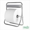 dispensador-bobine-industrial-inox-parede-abramo - Abramo Dispensador bobine industrial em inox de parede Abramo