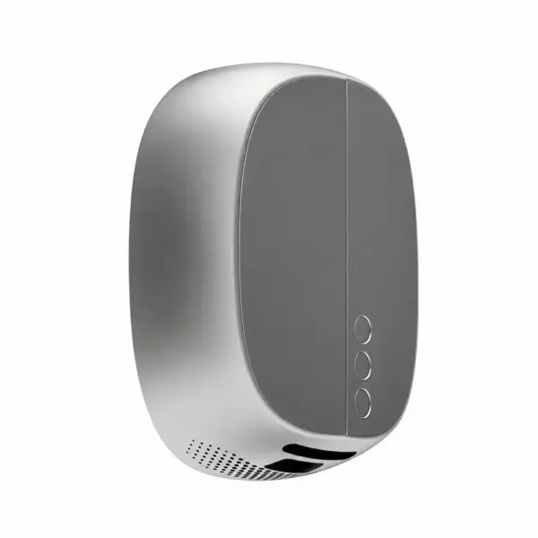 Secador de Mãos Inox 304 Acetinado com Filtro HEPA Abramo - Abramo Secador de mãos elétrico profissional em aço inox 304 acetinado com filtro HEPA para WC público Abramo