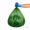 Sacos lixo verdes 120 litros vidro garrafas Vidrão Abramo