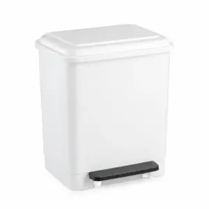 balde-do-lixo-26l-branco-pedal Balde do lixo 26L branco com pedal para copa, Abramo